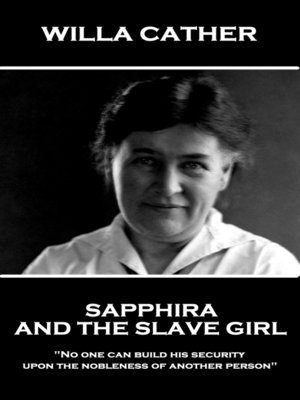 cover image of Sapphira and the Slave Girl